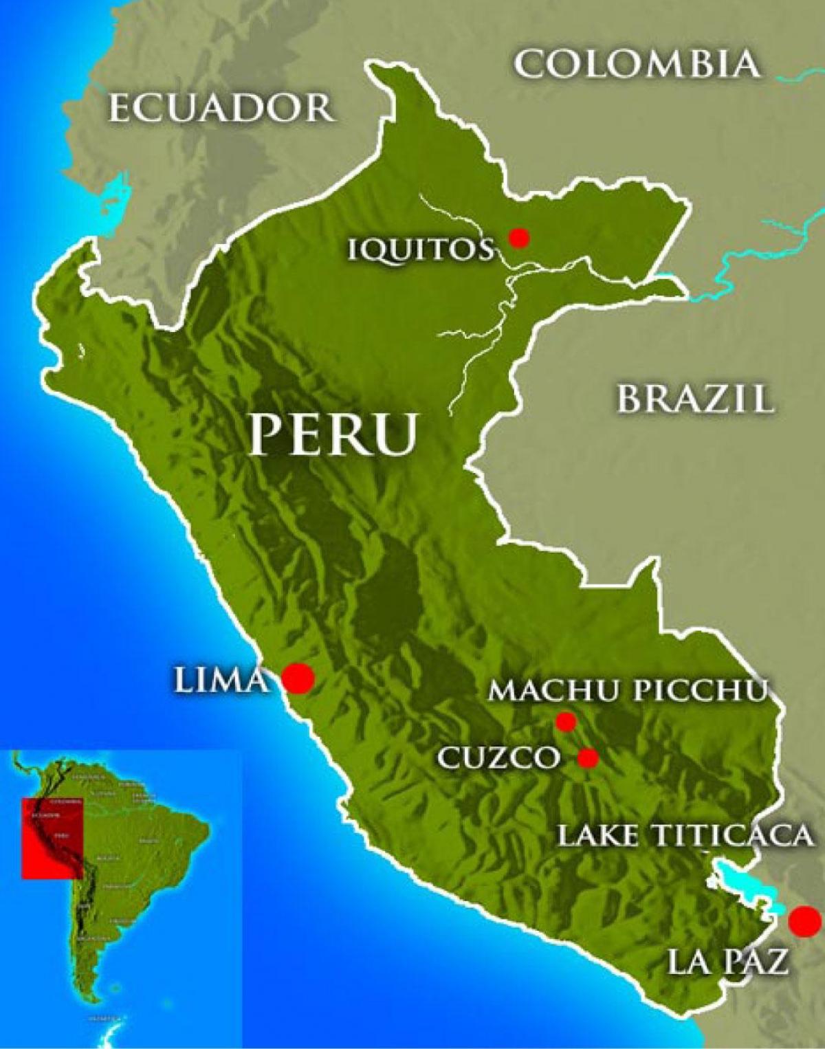 Mapa de la capital de perú