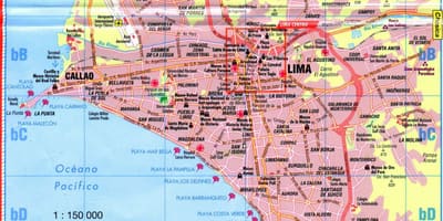 Mapa de Lima bus hop on hop off