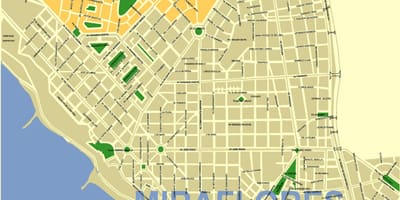 Mapa de ima, perú barrios