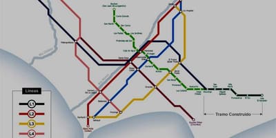 Mapa del metro de Lima, perú