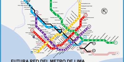 Mapa de metropolitano de Lima